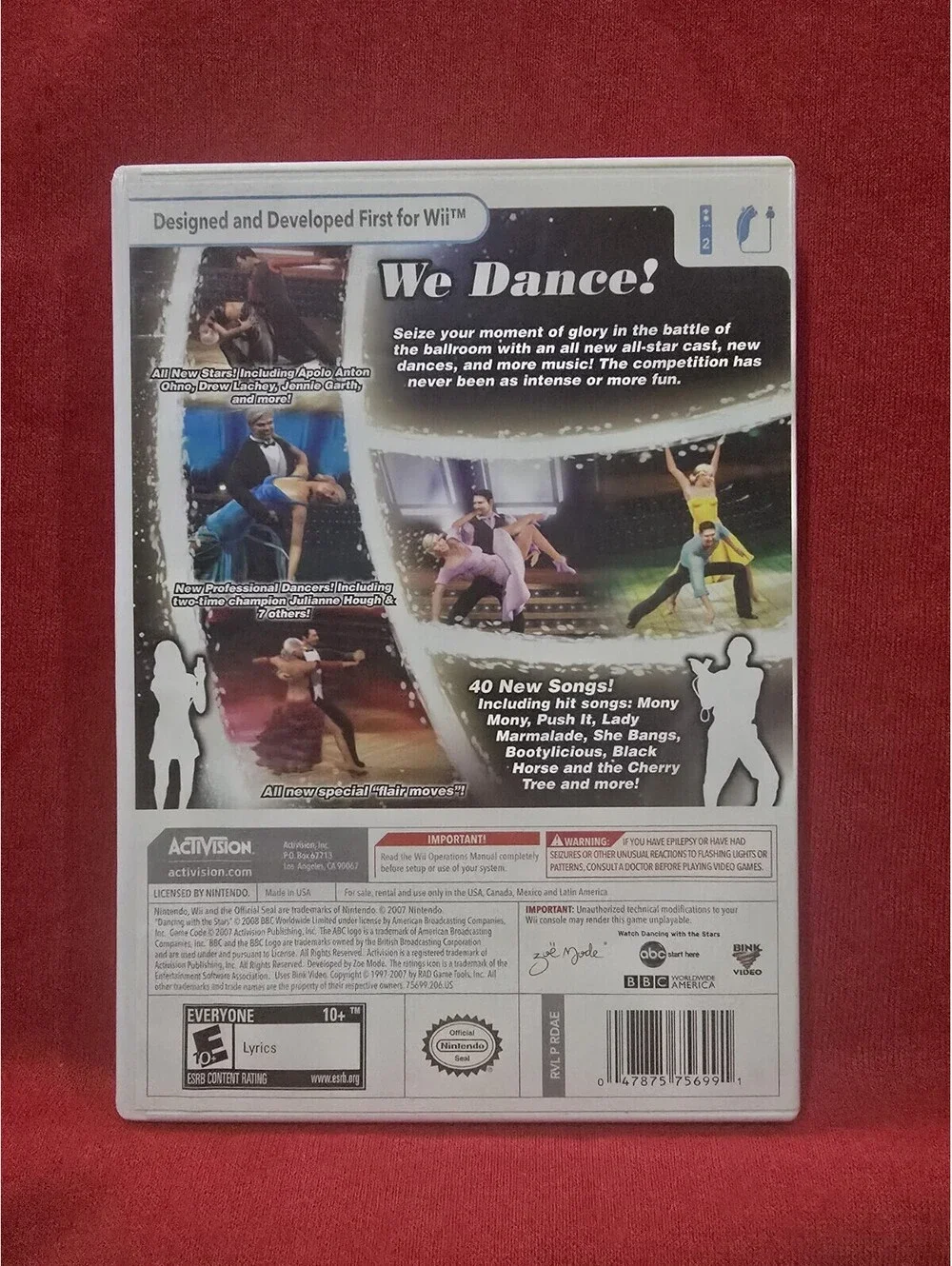 Dancing With the Stars: We Dance (Nintendo Wii, 2008)